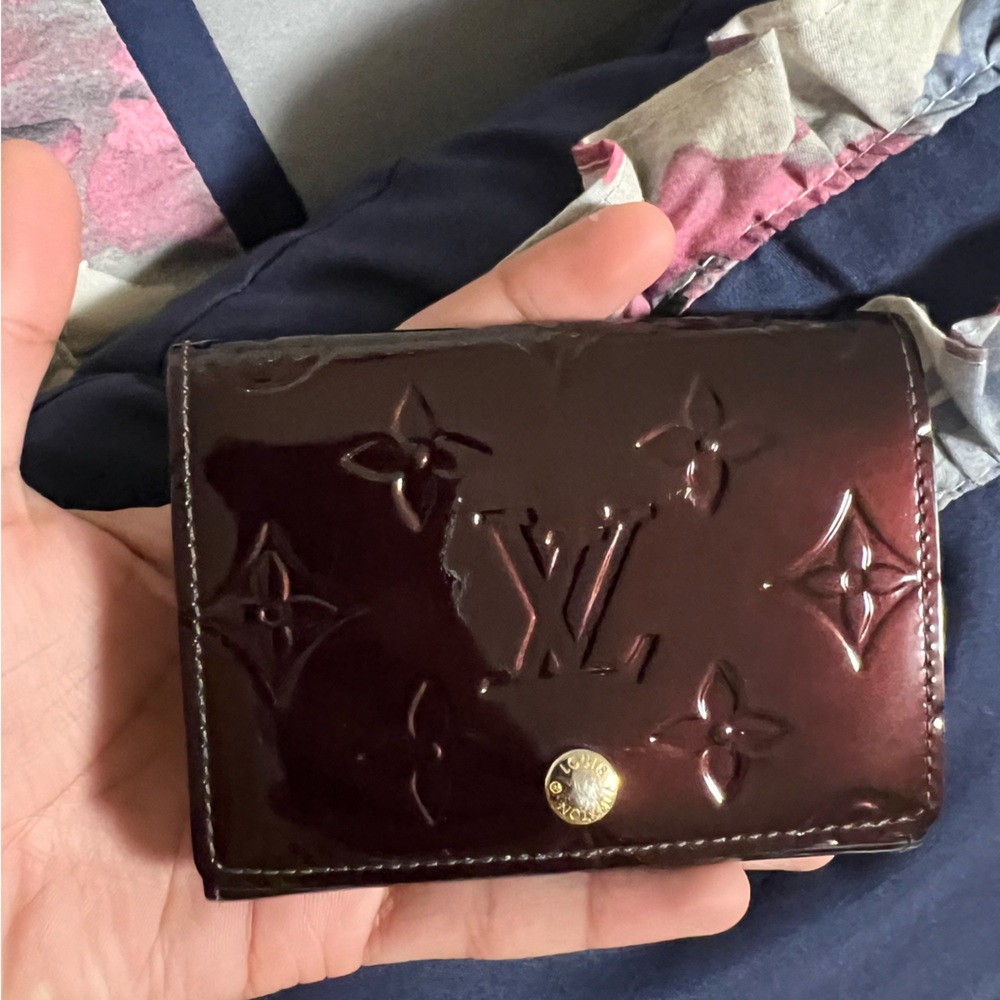 Lv monogram card case